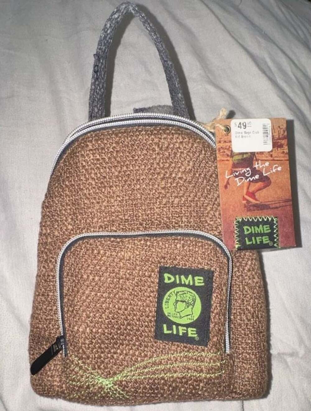 Dime Bags Club Kid Mini Backpack Kid Brown